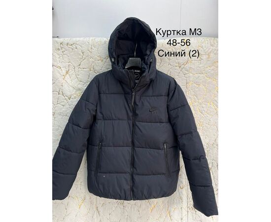 Куртка мужская зимняя M3 navy р.48-56 "Lina" недорого оптом от прямого поставщика Фотография Куртка мужская зимняя M3 navy р.48-56 "Lina" недорого оптом от прямого поставщика