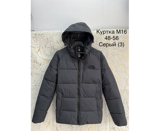 Куртка мужская зимняя M16 grey р.48-56 "Lina" недорого оптом от прямого поставщика Фотография Куртка мужская зимняя M16 grey р.48-56 "Lina" недорого оптом от прямого поставщика