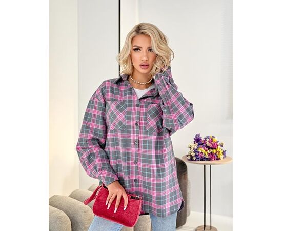 Рубашка женская 142 grey р.44-54 "Deliv" недорого оптом от прямого поставщика Фотография Рубашка женская 142 grey р.44-54 "Deliv" недорого оптом от прямого поставщика