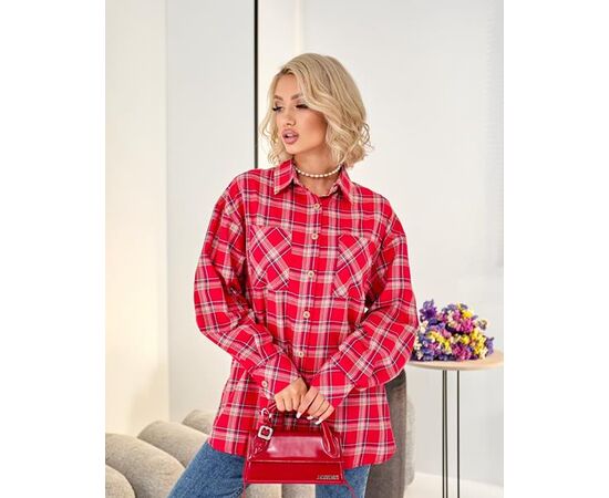 Сорочка жіноча 142 red р.44-54 "Deliv" недорого оптом від прямого постачальника Сорочка жіноча 142 red р.44-54 "Deliv" недорого оптом від прямого постачальника