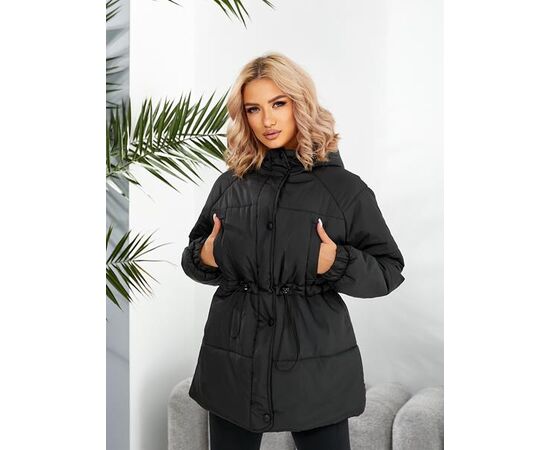 Куртка женская зимняя 293 black р.S-L "Deliv" недорого оптом от прямого поставщика Фотография Куртка женская зимняя 293 black р.S-L "Deliv" недорого оптом от прямого поставщика