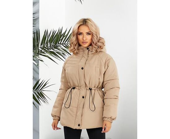 Куртка женская зимняя 293 l.beige р.S-L "Deliv" недорого оптом от прямого поставщика Фотография Куртка женская зимняя 293 l.beige р.S-L "Deliv" недорого оптом от прямого поставщика