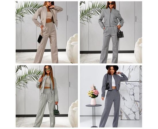 Костюм жіночий 61 l.grey р.S-XL "Deliv" недорого оптом від прямого постачальника Костюм жіночий 61 l.grey р.S-XL "Deliv" недорого оптом від прямого постачальника