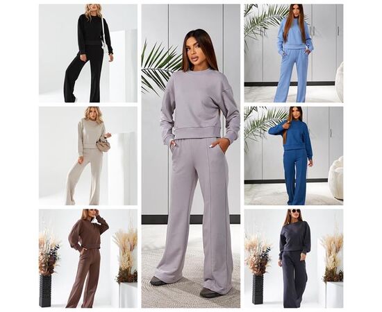 Костюм спортивный женский тёплый 802 l.beige р.S-L "Deliv" недорого оптом от прямого поставщика Фотография Костюм спортивный женский тёплый 802 l.beige р.S-L "Deliv" недорого оптом от прямого поставщика