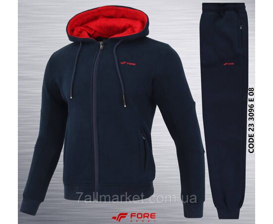 Спортивный мужской костюм на флисе FORE размеры  M-3XL (2цв) "REMAIN" купить недорого от прямого поставщика, изображение 2 Фотография Спортивный мужской костюм на флисе FORE размеры  M-3XL (2цв) "REMAIN" купить недорого от прямого поставщика, изображение 2