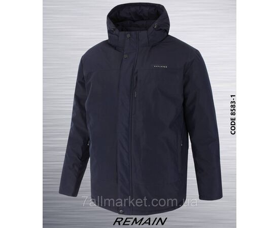 Фотография Куртка мужская зимняя с капюшоном батал размеры 56-64 (3цв)  "REMAIN" купить недорого от прямого поставщика, изображение 3