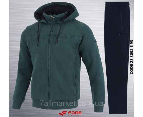 Спортивный мужской костюм на меху FORE размеры  M-3XL (2цв) "REMAIN" купить недорого от прямого поставщика Фотография Спортивный мужской костюм на меху FORE размеры  M-3XL (2цв) "REMAIN" купить недорого от прямого поставщика