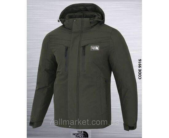 Фотография Куртка мужская зимняя с капюшоном Норт Фейс размеры 46-54 (3цв)  "REMAIN" купить недорого от прямого поставщика, изображение 2