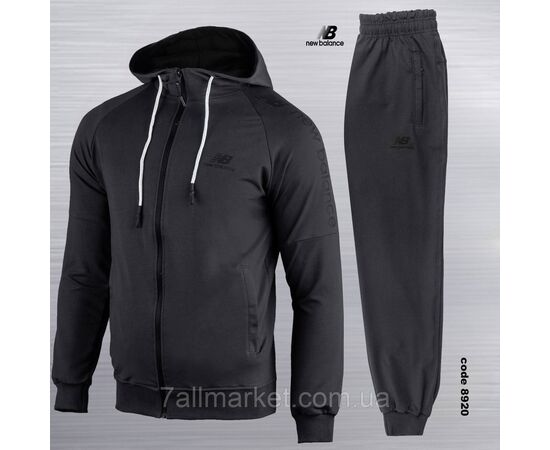 Спортивный мужской костюм на молнии NEW BALANCE размеры S-2XL (3цв) "REMAIN" недорого от прямого поставщика Фотография Спортивный мужской костюм на молнии NEW BALANCE размеры S-2XL (3цв) "REMAIN" недорого от прямого поставщика