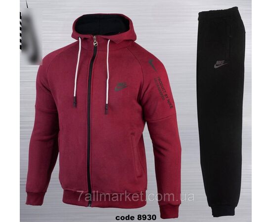 Спортивный мужской костюм на флисе Найк  размеры S-2XL (4цв) "REMAIN" недорого от прямого поставщика Фотография Спортивный мужской костюм на флисе Найк  размеры S-2XL (4цв) "REMAIN" недорого от прямого поставщика