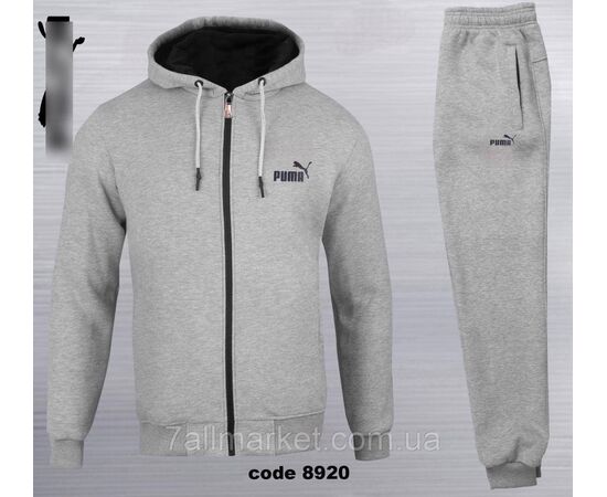 Спортивный мужской костюм на флисе Пума размеры S-2XL (3цв) "REMAIN" недорого от прямого поставщика Фотография Спортивный мужской костюм на флисе Пума размеры S-2XL (3цв) "REMAIN" недорого от прямого поставщика