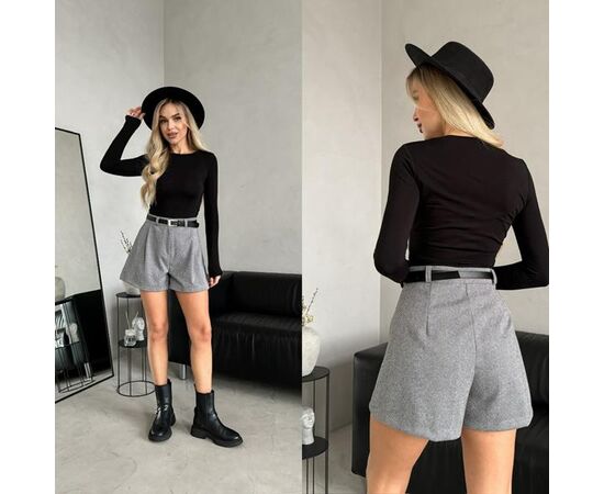 Шорты женские 6037 l.grey р.42-48 "LINDA" недорого оптом от прямого поставщика Фотография Шорты женские 6037 l.grey р.42-48 "LINDA" недорого оптом от прямого поставщика