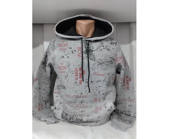 Худи мужской 1401 grey р.S-2XL "RING" недорого оптом от прямого поставщика Фотография Худи мужской 1401 grey р.S-2XL "RING" недорого оптом от прямого поставщика
