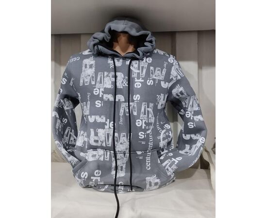 Худи мужской 1406 grey р.S-2XL "RING" недорого оптом от прямого поставщика Фотография Худи мужской 1406 grey р.S-2XL "RING" недорого оптом от прямого поставщика