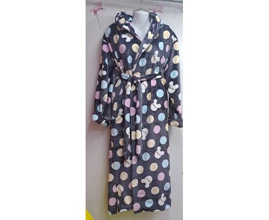 Халат женский тёплый RL755 grey р.XL-3XL "HOME STYLE" недорого оптом от прямого поставщика Фотография Халат женский тёплый RL755 grey р.XL-3XL "HOME STYLE" недорого оптом от прямого поставщика