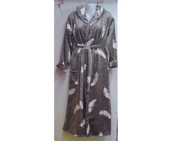 Халат женский тёплый RL756 beige р.XL-3XL "HOME STYLE" недорого оптом от прямого поставщика Фотография Халат женский тёплый RL756 beige р.XL-3XL "HOME STYLE" недорого оптом от прямого поставщика