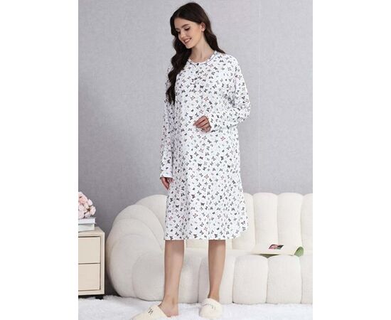 Нічня жіноча RL768 white р.52-60 "HOME STYLE" недорого оптом від прямого постачальника Нічня жіноча RL768 white р.52-60 "HOME STYLE" недорого оптом від прямого постачальника
