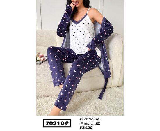 Піжама жіноча 70130 navy р.M-3XL "Fili Wear" недорого оптом від прямого постачальника Піжама жіноча 70130 navy р.M-3XL "Fili Wear" недорого оптом від прямого постачальника