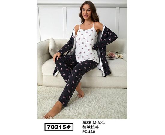 Піжама жіноча 70315 black р.M-3XL "Fili Wear" недорого оптом від прямого постачальника Піжама жіноча 70315 black р.M-3XL "Fili Wear" недорого оптом від прямого постачальника