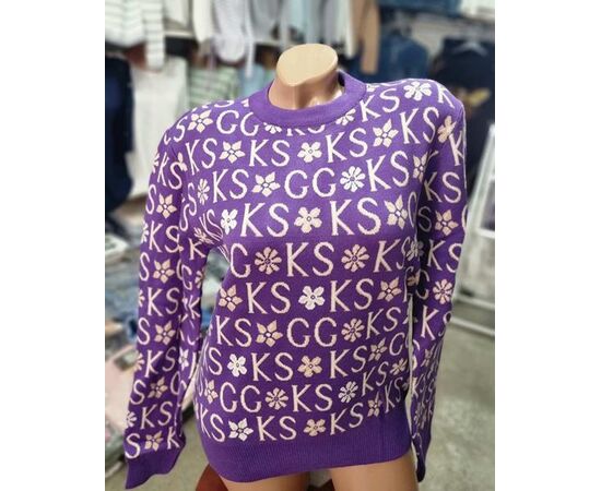 Свитер женский JL68 purple р.48-52 "Julia" недорого оптом от прямого поставщика Фотография Свитер женский JL68 purple р.48-52 "Julia" недорого оптом от прямого поставщика