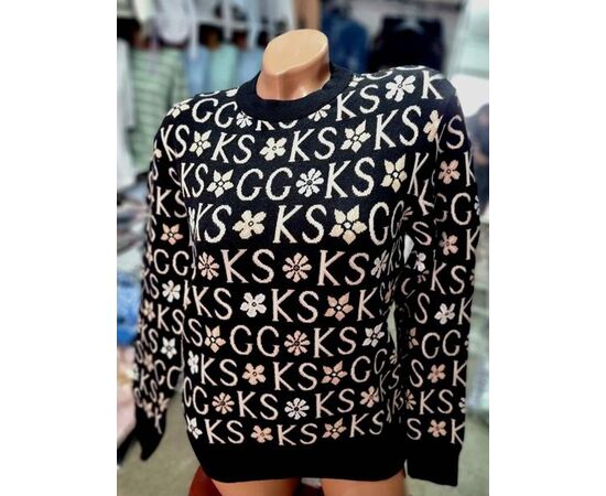 Свитер женский JL71 black р.48-52 "Julia" недорого оптом от прямого поставщика Фотография Свитер женский JL71 black р.48-52 "Julia" недорого оптом от прямого поставщика