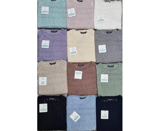 Свитер женский JL76 l.beige р.46-50 "Julia" недорого оптом от прямого поставщика Фотография Свитер женский JL76 l.beige р.46-50 "Julia" недорого оптом от прямого поставщика