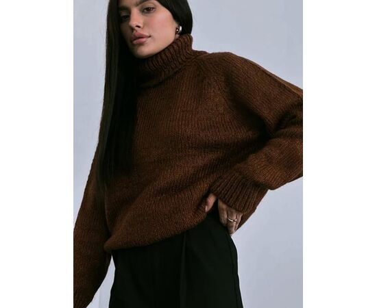 Светр жіночий LR677 brown р.44-46 "Lora" недорого оптом від прямого постачальника Светр жіночий LR677 brown р.44-46 "Lora" недорого оптом від прямого постачальника