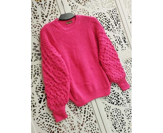 Свитер женский LR691 pink р.44-46 "Lora" недорого оптом от прямого поставщика Фотография Свитер женский LR691 pink р.44-46 "Lora" недорого оптом от прямого поставщика