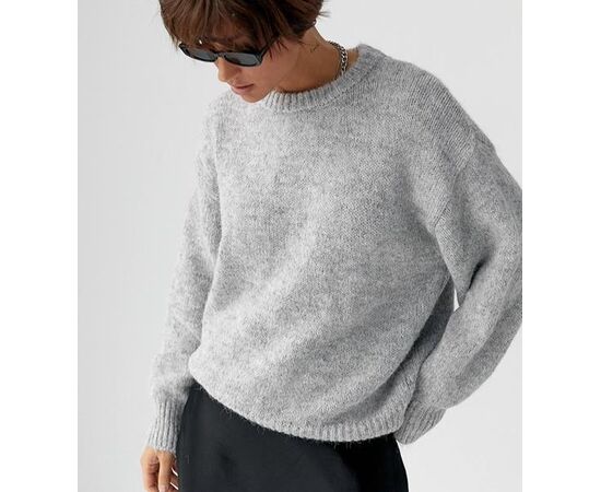 Свитер женский LR694 grey р.46-52 "Lora" недорого оптом от прямого поставщика Фотография Свитер женский LR694 grey р.46-52 "Lora" недорого оптом от прямого поставщика