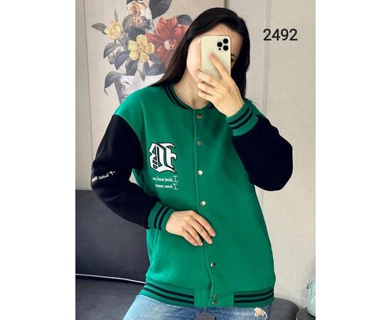 Куртка женская демисезонная 2492 green р.42-48 "FSN" недорого оптом от прямого поставщика Фотография Куртка женская демисезонная 2492 green р.42-48 "FSN" недорого оптом от прямого поставщика