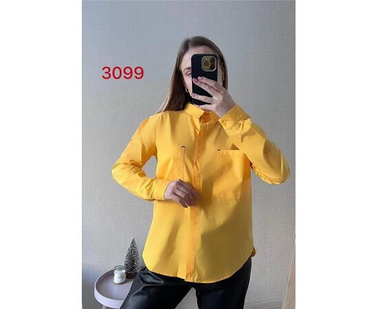 Сорочка жіноча 3099 yellow р.S-XL "FSN" недорого оптом від прямого постачальника Сорочка жіноча 3099 yellow р.S-XL "FSN" недорого оптом від прямого постачальника
