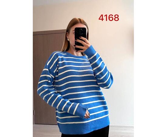 Свитер женский 4168 blue р.42-48 "FSN" недорого оптом от прямого поставщика Фотография Свитер женский 4168 blue р.42-48 "FSN" недорого оптом от прямого поставщика