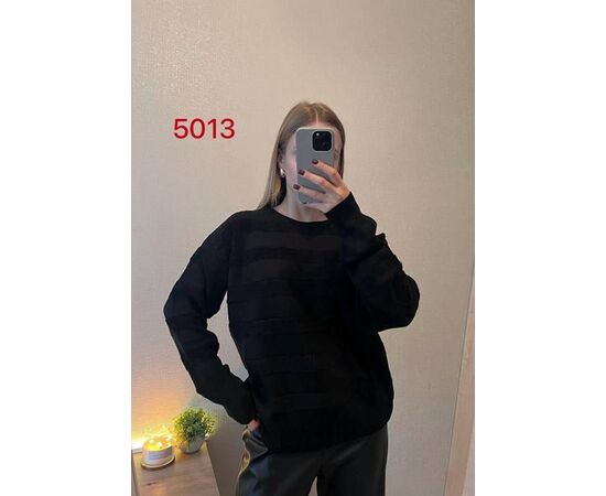 Свитер женский 5013-3 black р.48-52 "FSN" недорого оптом от прямого поставщика Фотография Свитер женский 5013-3 black р.48-52 "FSN" недорого оптом от прямого поставщика