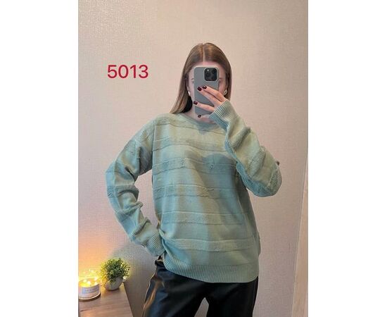 Свитер женский 5013-3 mint р.48-52 "FSN" недорого оптом от прямого поставщика Фотография Свитер женский 5013-3 mint р.48-52 "FSN" недорого оптом от прямого поставщика