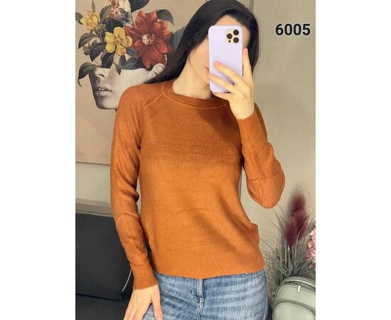 Свитер женский 6005 orange р.42-48 "FSN" недорого оптом от прямого поставщика Фотография Свитер женский 6005 orange р.42-48 "FSN" недорого оптом от прямого поставщика