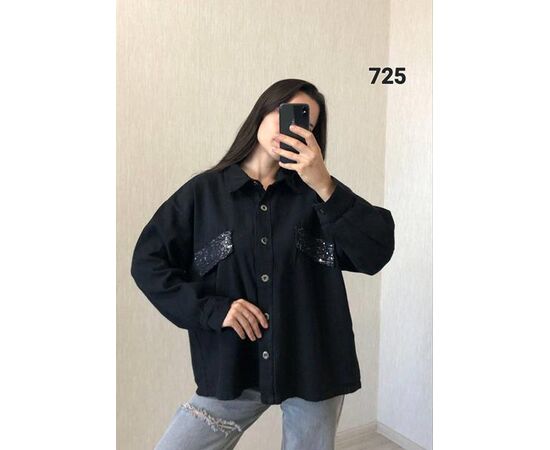 Сорочка жіноча 725 black р.50-54 "FSN" недорого оптом від прямого постачальника Сорочка жіноча 725 black р.50-54 "FSN" недорого оптом від прямого постачальника