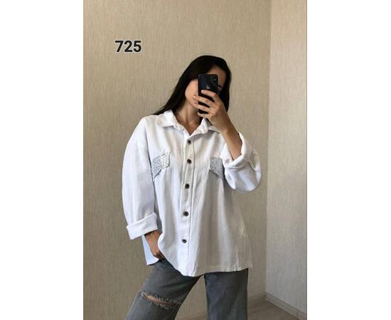 Сорочка жіноча 725 white р.50-54 "FSN" недорого оптом від прямого постачальника Сорочка жіноча 725 white р.50-54 "FSN" недорого оптом від прямого постачальника