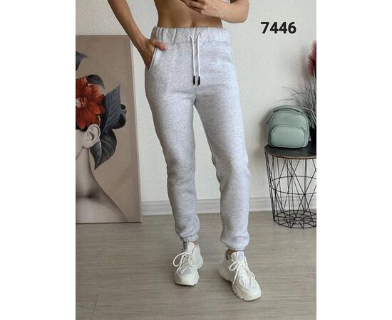 Штаны спортивные женские тёплые 7446 grey р.42-48 "FSN" недорого оптом от прямого поставщика Фотография Штаны спортивные женские тёплые 7446 grey р.42-48 "FSN" недорого оптом от прямого поставщика