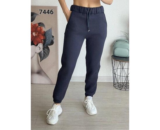 Штаны спортивные женские тёплые 7446 navy р.42-48 "FSN" недорого оптом от прямого поставщика Фотография Штаны спортивные женские тёплые 7446 navy р.42-48 "FSN" недорого оптом от прямого поставщика
