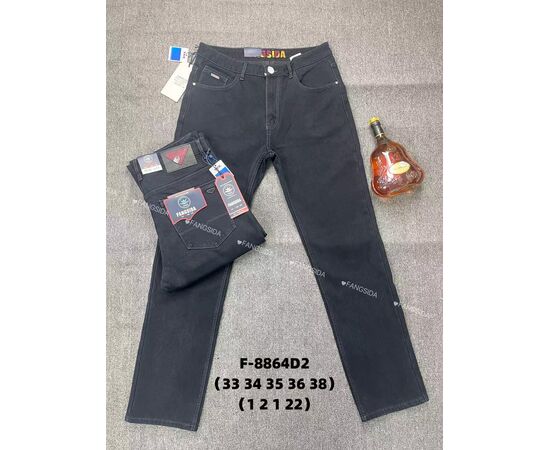 Джинсы мужские F-8864D2 black р.33-38 "God Baron" недорого оптом от прямого поставщика Фотография Джинсы мужские F-8864D2 black р.33-38 "God Baron" недорого оптом от прямого поставщика
