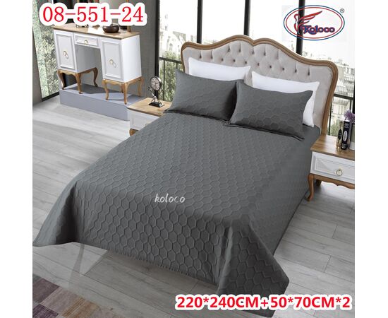 Покрывало 08-551-24 р.200*230 "Koloco" недорого от прямого поставщика Фотография Покрывало 08-551-24 р.200*230 "Koloco" недорого от прямого поставщика