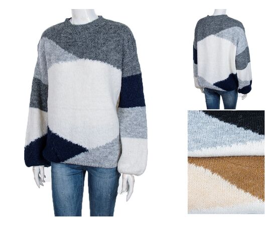 Свитер женский 723 mix р.one size "Svit clothes" недорого оптом от прямого поставщика Фотография Свитер женский 723 mix р.one size "Svit clothes" недорого оптом от прямого поставщика