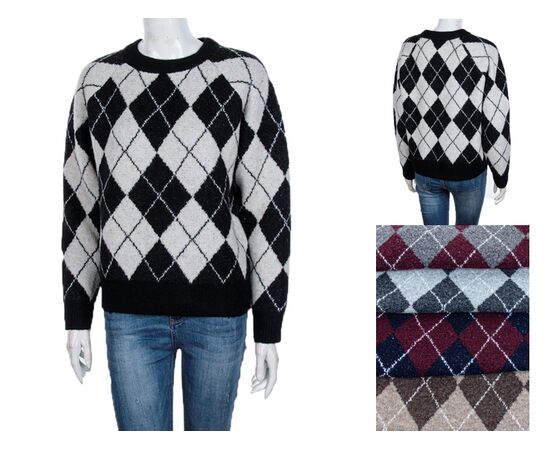 Свитер женский 8693 mix р.one size "Svit clothes" недорого оптом от прямого поставщика Фотография Свитер женский 8693 mix р.one size "Svit clothes" недорого оптом от прямого поставщика