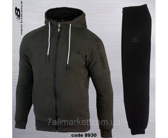 Спортивный мужской костюм на флисе NEW BALANCE размеры S-2XL (3цв) "REMAIN" недорого от прямого поставщика, изображение 3 Фотография Спортивный мужской костюм на флисе NEW BALANCE размеры S-2XL (3цв) "REMAIN" недорого от прямого поставщика, изображение 3