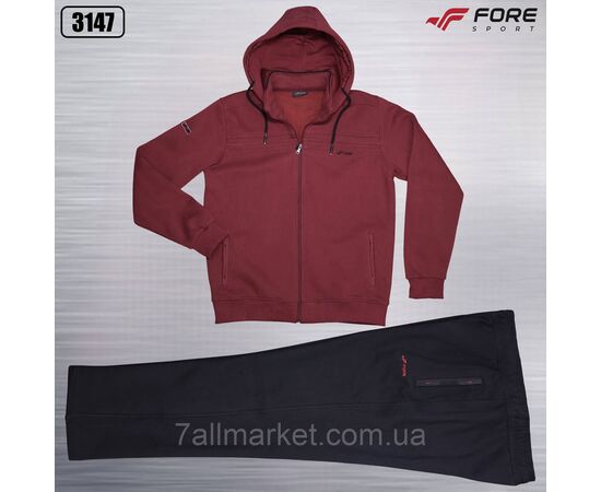 Спортивный мужской костюм на флисе FORE батал размеры 54-62 (4цв)  "REMAIN"недорого от прямого поставщика, изображение 2 Фотография Спортивный мужской костюм на флисе FORE батал размеры 54-62 (4цв)  "REMAIN"недорого от прямого поставщика, изображение 2