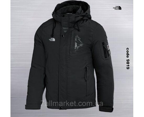 Фотография Куртка мужская зимняя с капюшоном Норт Фейс размеры 46-54 (3цв)  "REMAIN" купить недорого от прямого поставщика, изображение 3
