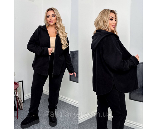 Костюм 2-ка женский спортивный флисовый (46-60) "LADA" недорого от прямого поставщика, изображение 4 Фотография Костюм 2-ка женский спортивный флисовый (46-60) "LADA" недорого от прямого поставщика, изображение 4