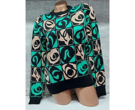 Свитер женский JL38 blue р.48-52 "Julia" недорого оптом от прямого поставщика, изображение 2 Фотография Свитер женский JL38 blue р.48-52 "Julia" недорого оптом от прямого поставщика, изображение 2