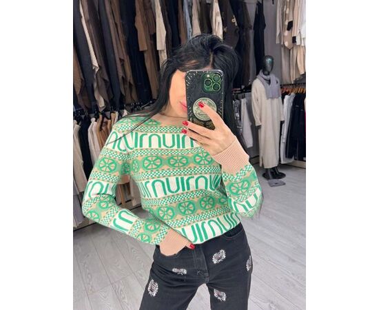 Свитер женский JL50 grey р.48-52 "Julia" недорого оптом от прямого поставщика, изображение 2 Фотография Свитер женский JL50 grey р.48-52 "Julia" недорого оптом от прямого поставщика, изображение 2