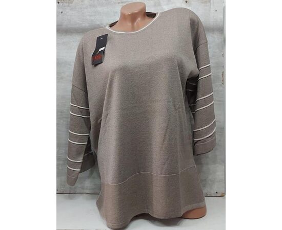 Свитер женский Jl103 l.beige р.52-54 "Julia" недорого оптом от прямого поставщика, изображение 2 Фотография Свитер женский Jl103 l.beige р.52-54 "Julia" недорого оптом от прямого поставщика, изображение 2